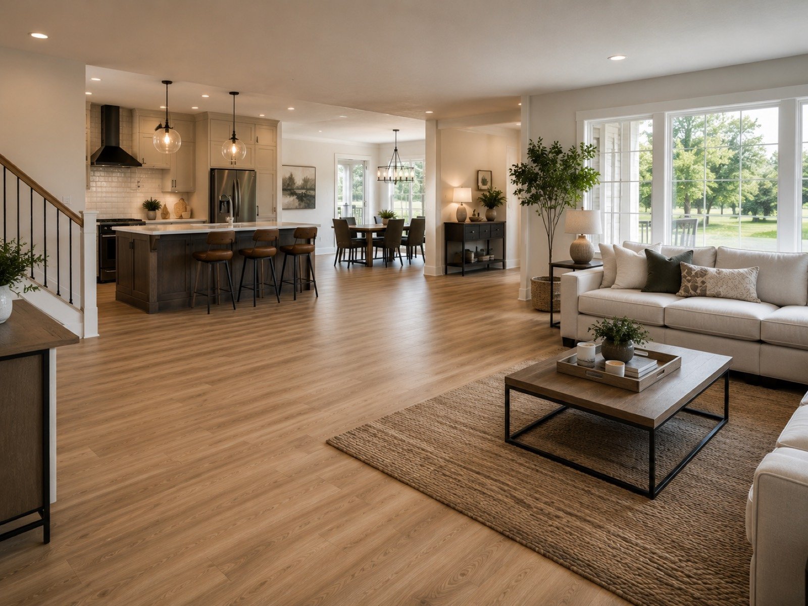 Finished flooring project