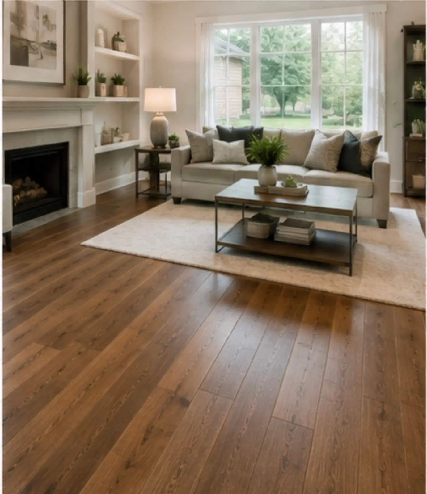Living room hardwood project